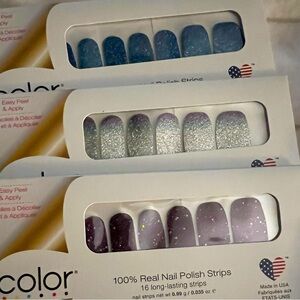 3 pack bundle color street nails NEW!